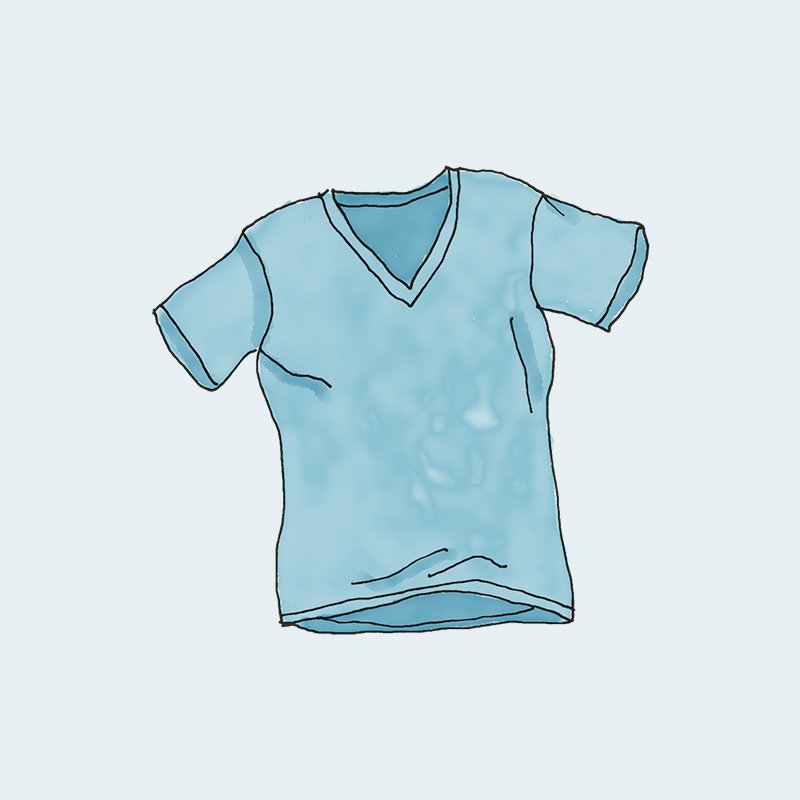 V-Neck T-Shirt - 이미지 3